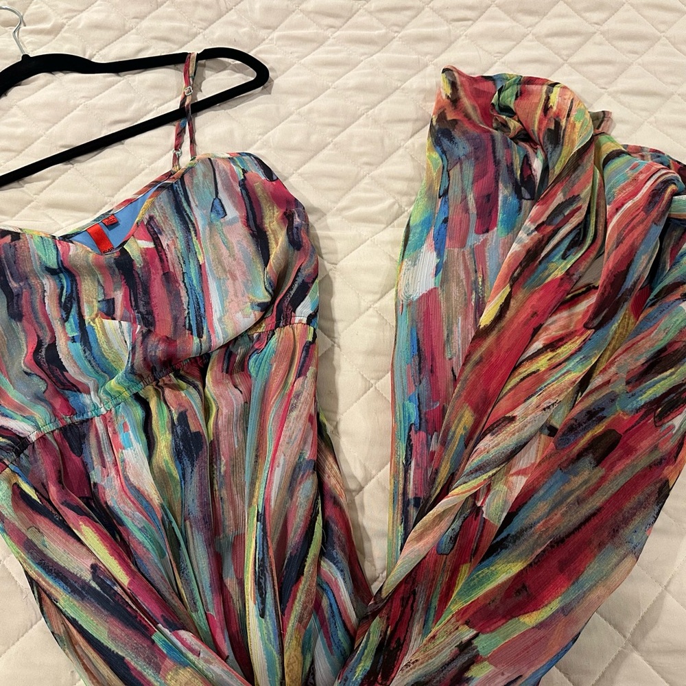 5148 Multicolor Strappy Maxi Dress (From Nordy)